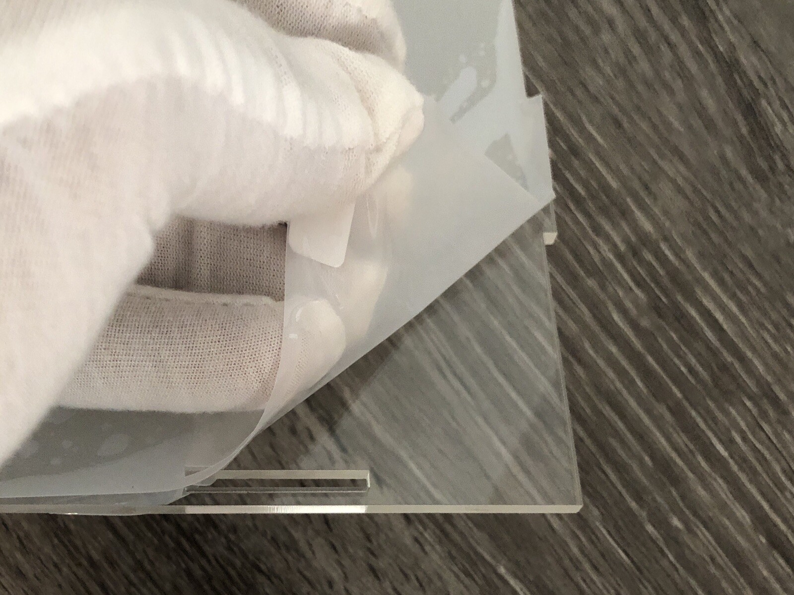 Full Size Helmet Display Case w/ Green Acrylic *Football Field* Base Back Mirror