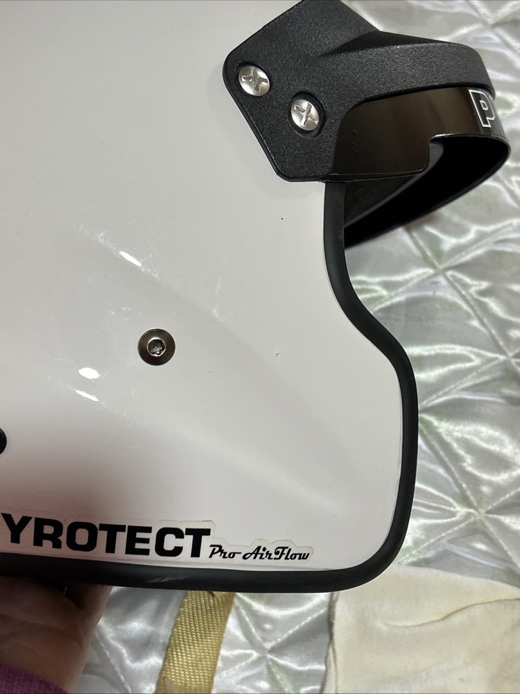 PYROTECT Helmet Pro Air Flow M Snell SA2010 Racing White Shell