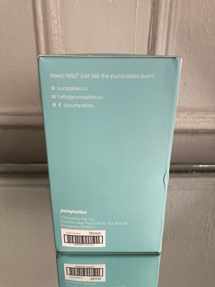NEW Pumpables Liquid Shield System Breast Pump Accessory 25mm