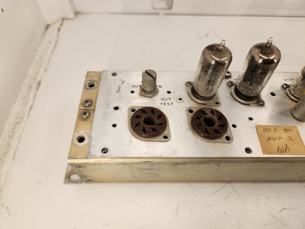 Collins Tube Audio / Radio component Module & Tubes, Likely 1950s/60s Untested