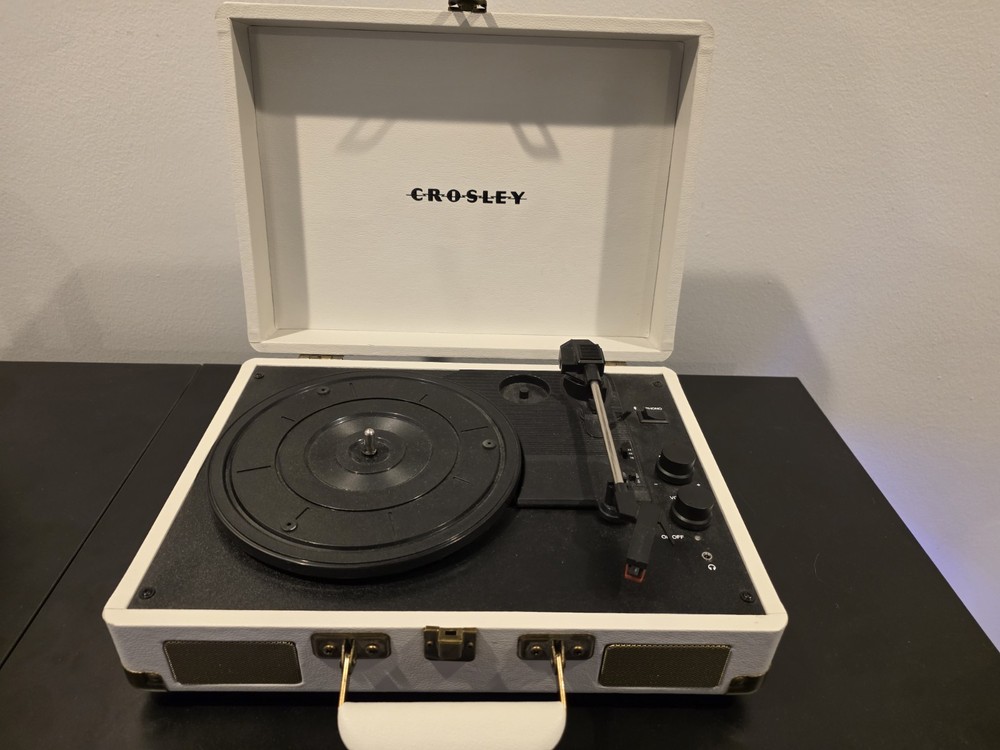 Crosley Portable Record Player (CR8005E-WS), White