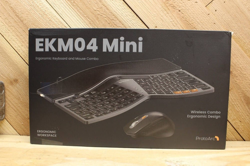 EKMo4 mini ergo keyboard & mouse ProtoArc. Wireless combo. New