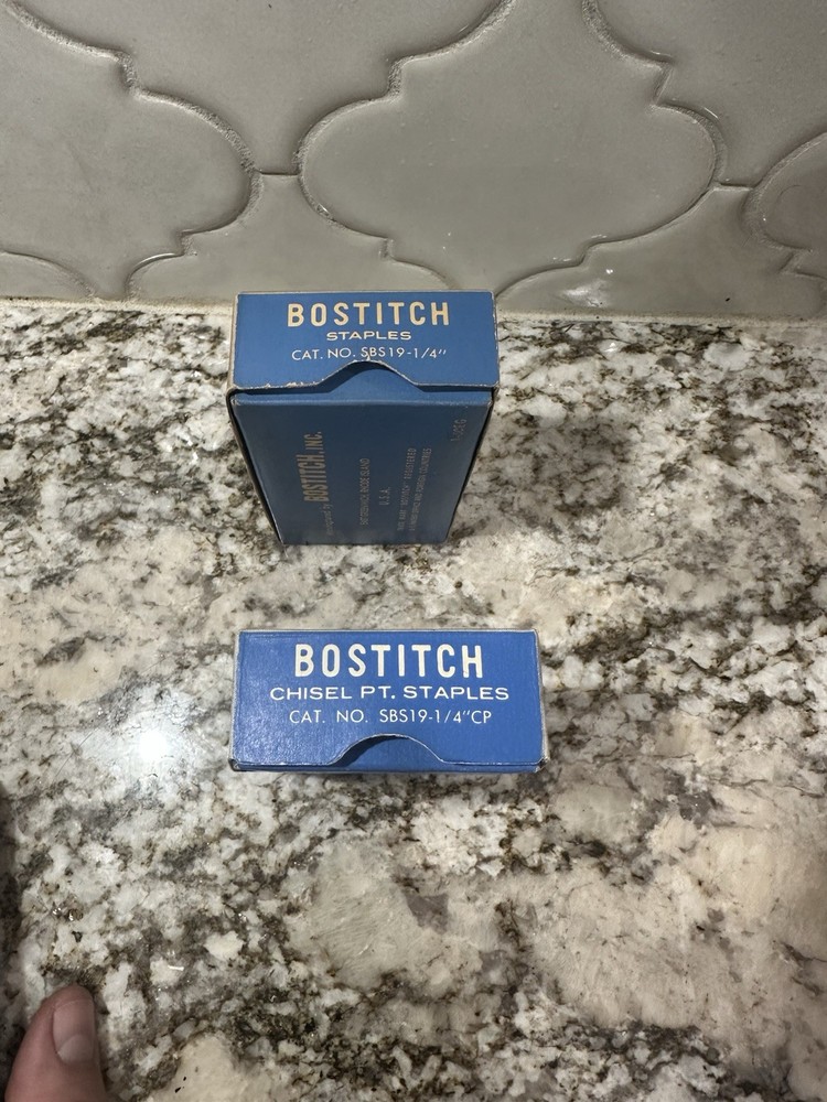 vintage Bostitch Chisel Point 5000 Standard Staples