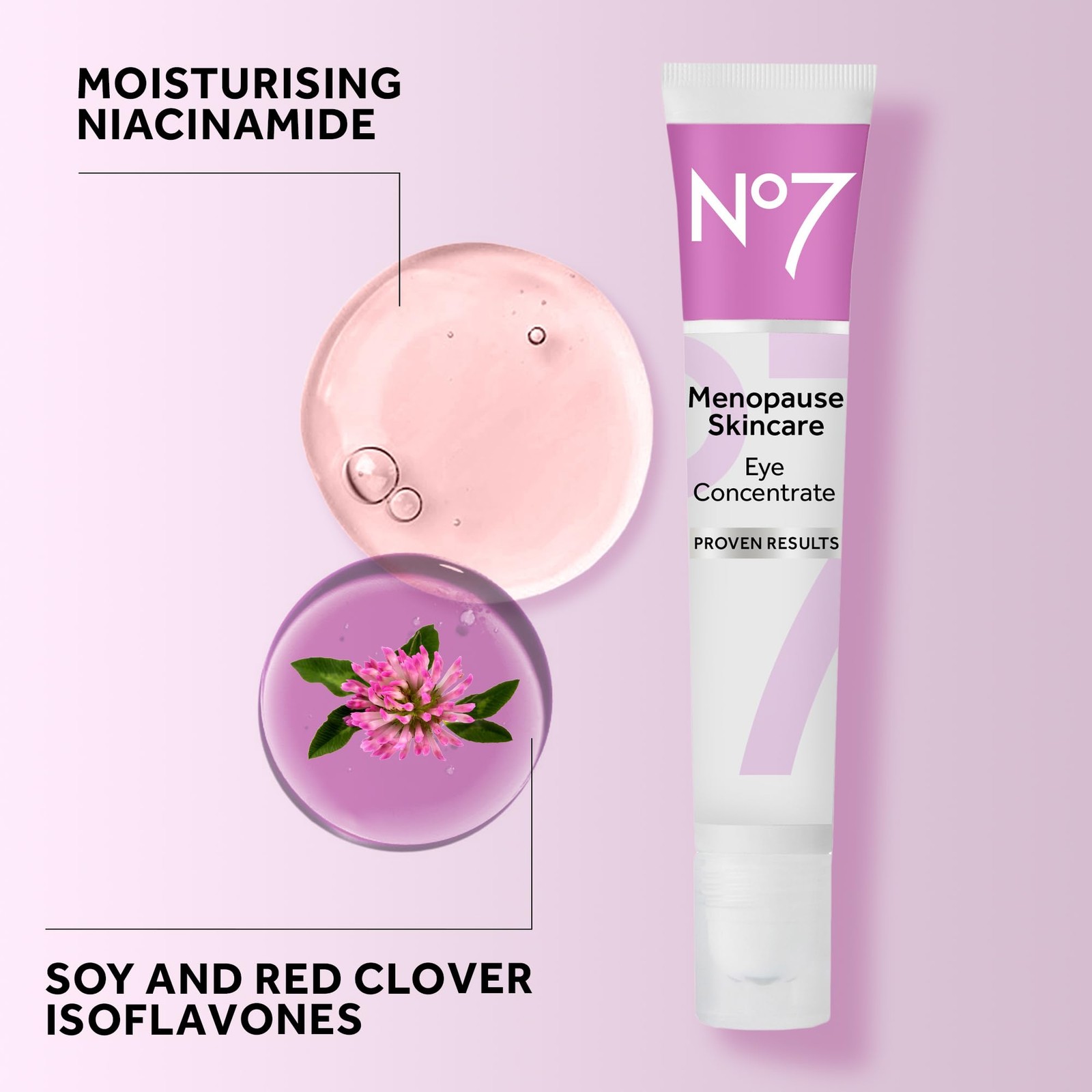 No7 Menopause Skincare Firm & Bright Eye Concentrate - Revitalizing Eye Cream