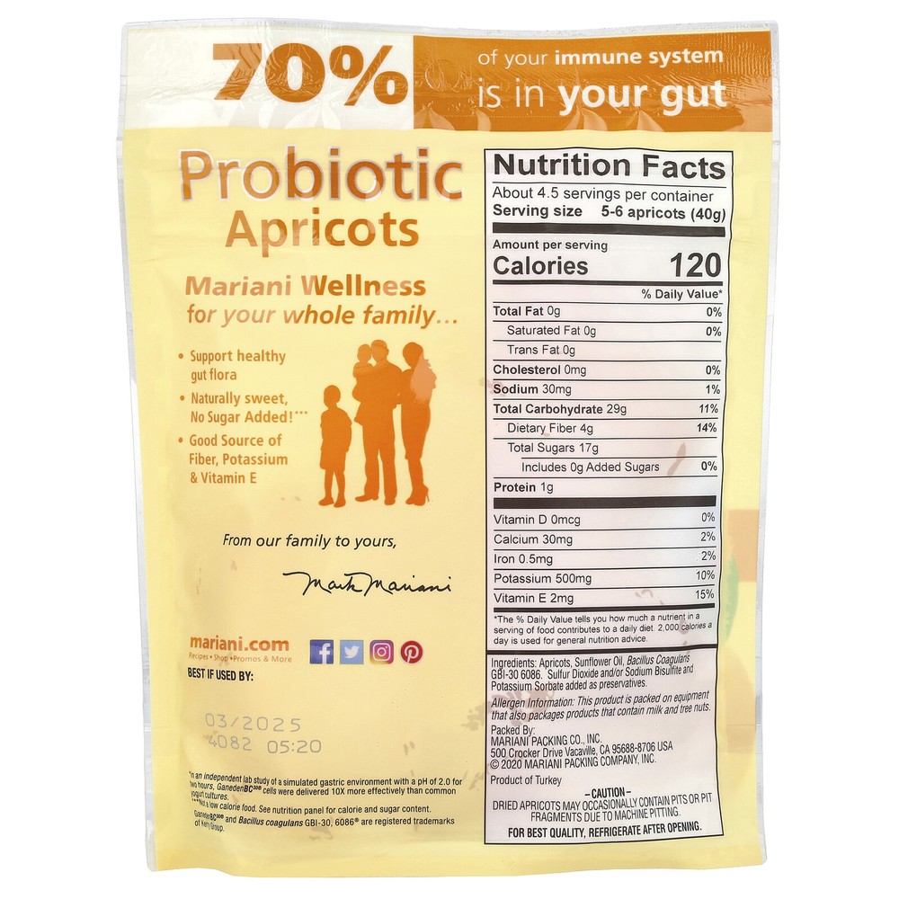 Probiotic Apricots, 6 oz (170 g)