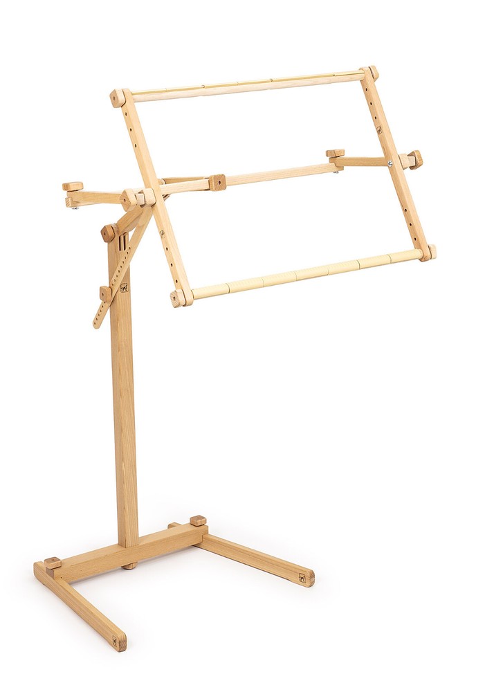 Needlework Floor-standing type Stand with Adjustable Frame Made of organic beech