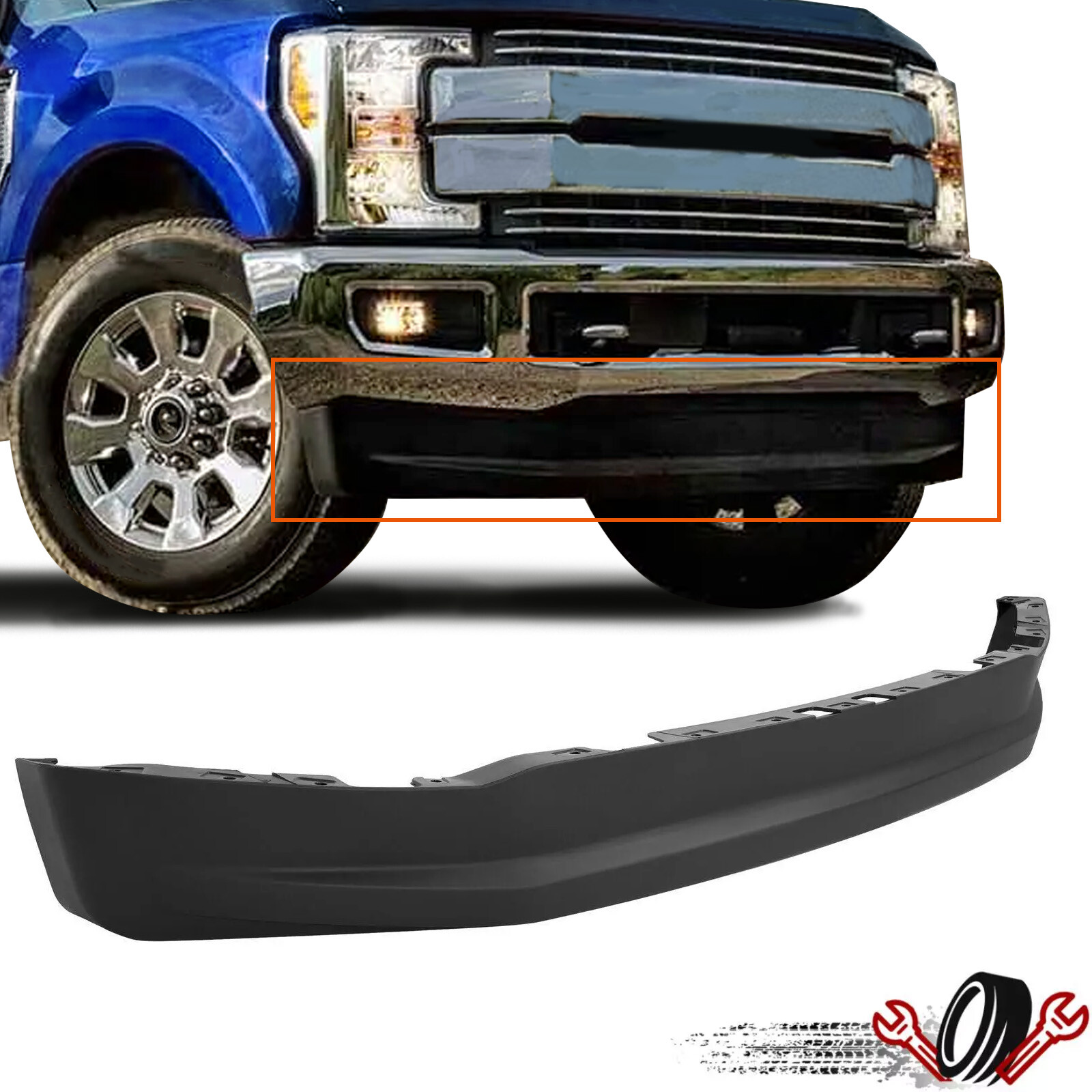 For Ford F-250 F-350 F-450 F-550 4WD 2017-2019 Front Lower Bumper Valance Panel