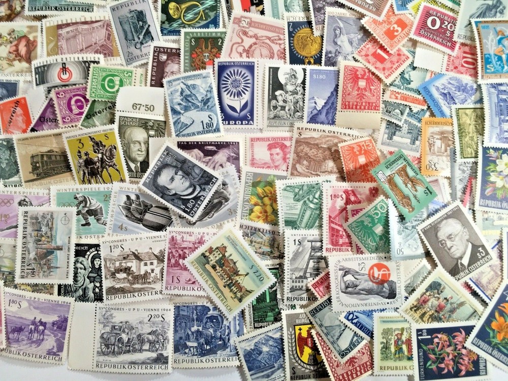 AUSTRIA - 500 STAMPS, ALL DIFFERENT - MINT/NH