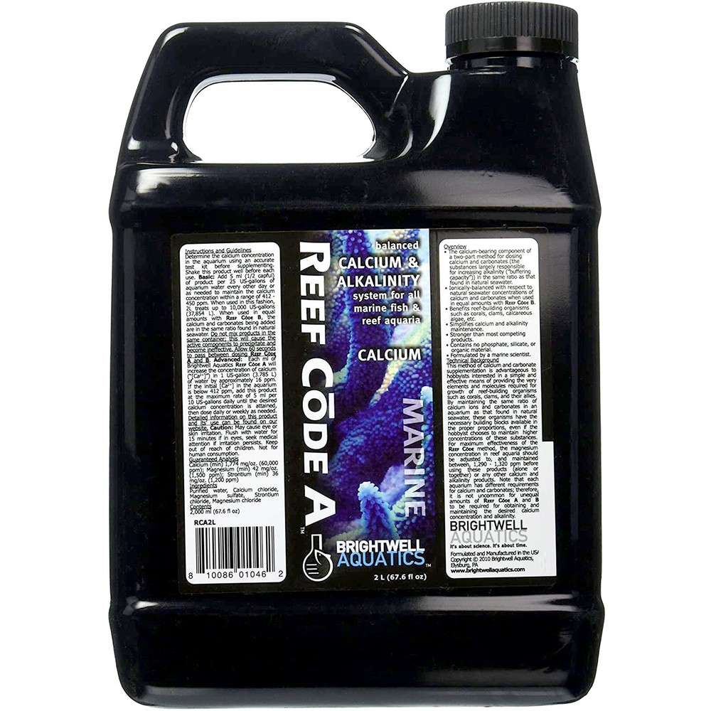 Brightwell Reef Code A&B 2x 2 Liters Balanced Calcium Alkalinity