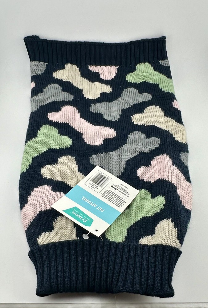 NWT Fisco Pet Apparel Bones Sweater Size Medium