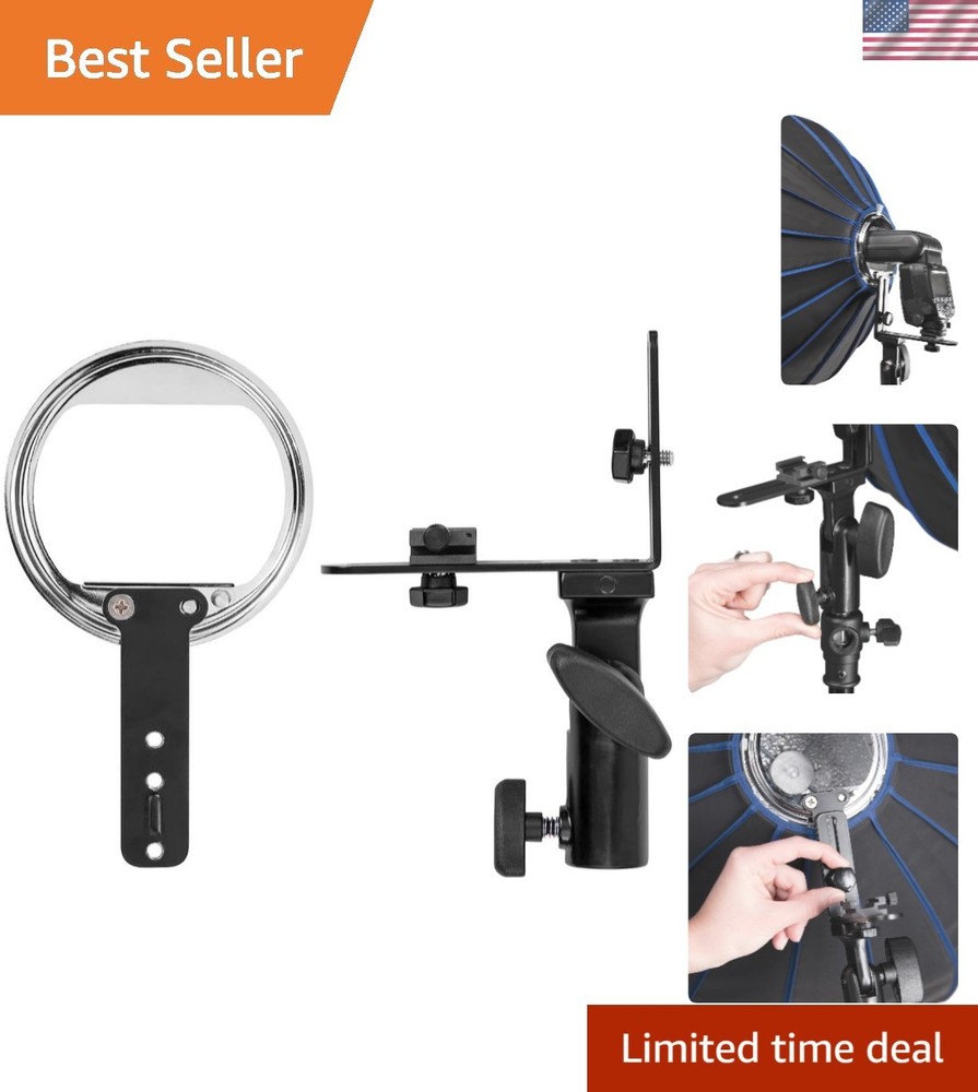 Durable All-Metal Rapid Box Speedlite Insert for Quick Attachment & Versatility