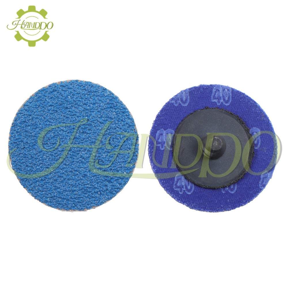 136PC 2" Roll Lock Sanding Discs Die Grinder Quick Change Disc Set W/ 1/4 Holder