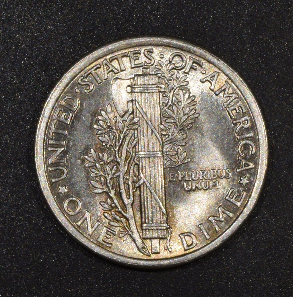 1916 Mercury Dime "VCH BU FSB"