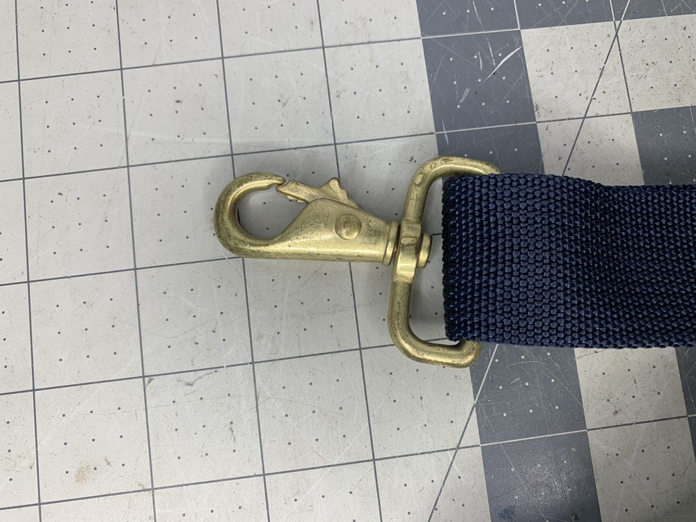 Tumi Navy Blue Nylon Padded Adjustable Shoulder Strap Replacement W/ Brass (L2)