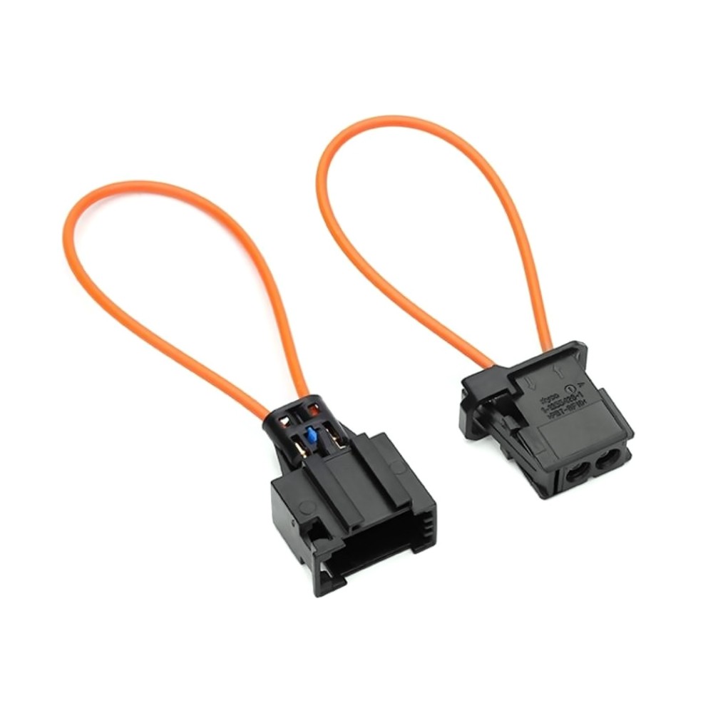 MOST Optical Optic Fiber Loop Bypass Connector Cable Socket MALE &FEMALE Adapter