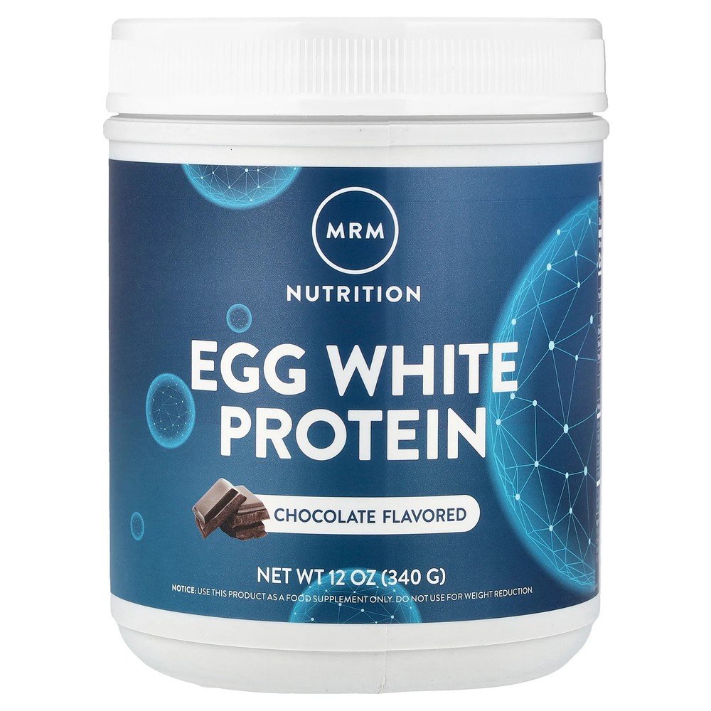 Egg White Protein, Chocolate, 12 oz (340 g)