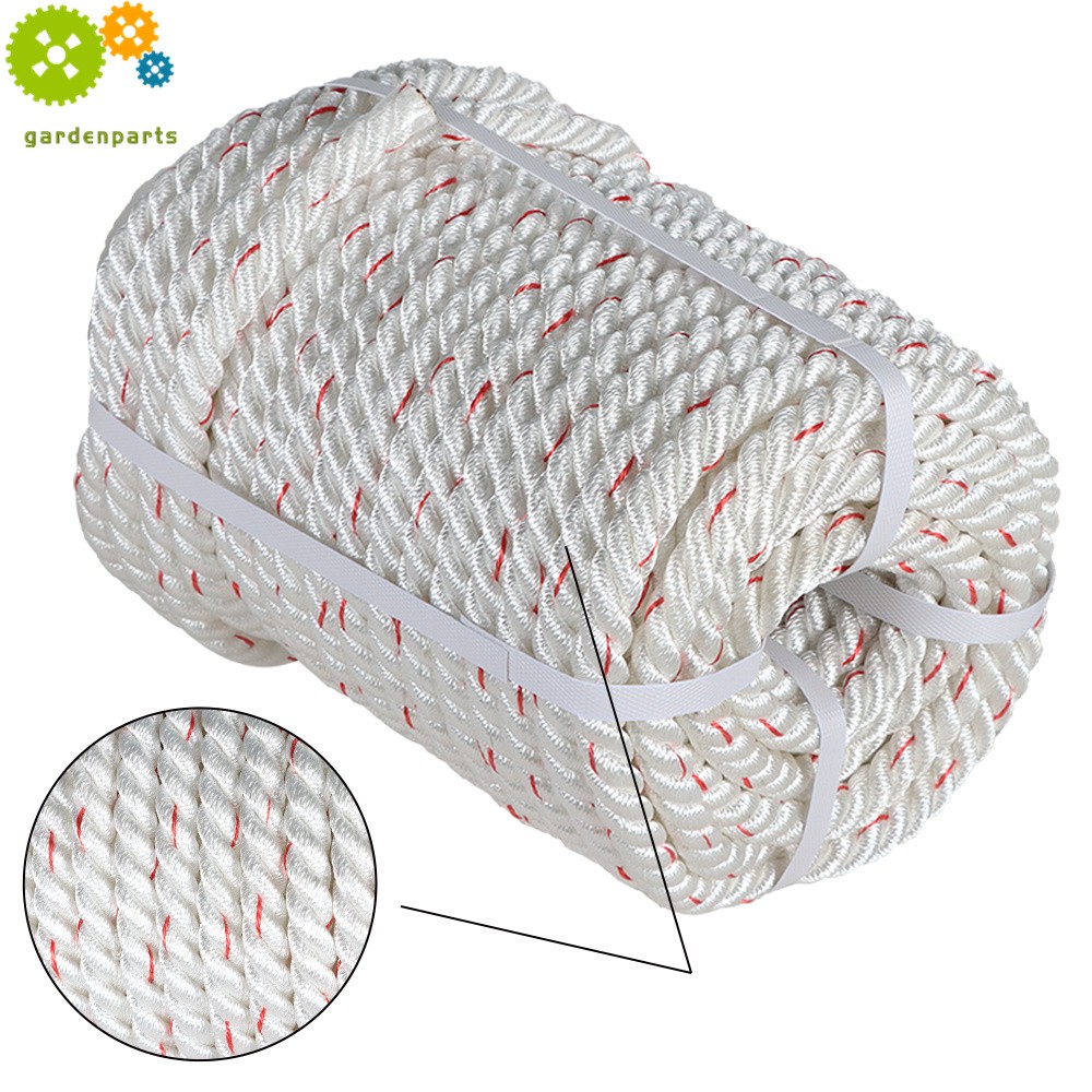 1/2"×150' Double Braid Polyester Arborist Bull Rope 5850Lbs Pulling Rigging Line