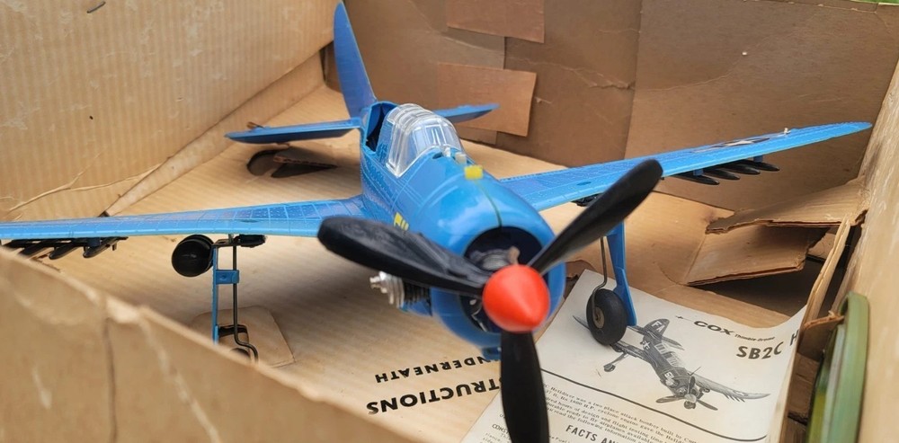 Rare Cox Navy Helldiver Sb2c .049 Thimble Drome