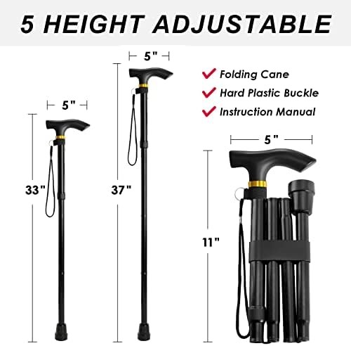 Adjustable Folding Walking Cane