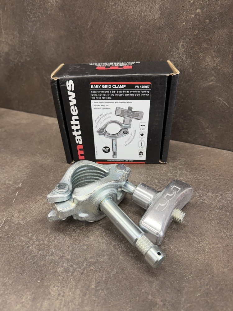 Matthews Baby Grid Clamp 425157 5/8" Pin