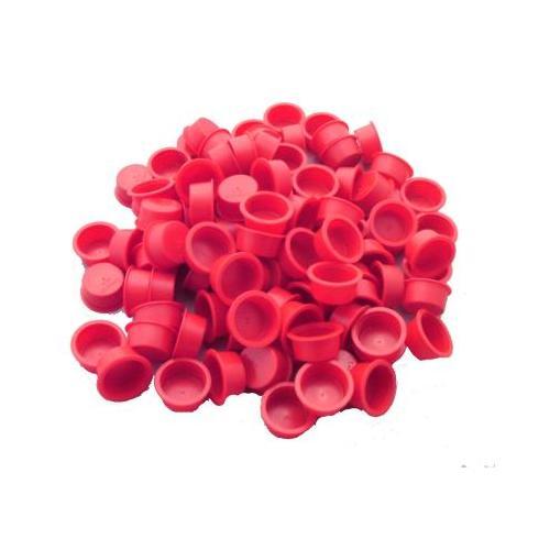 50 PCS 1-1/4" FIREWORKS RED PLASTIC PLUGS FOR 1.25" KRAFT TUBES END CAPS
