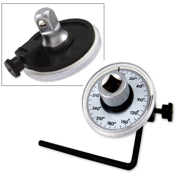 NEW 1/2" ANGLE METER MEASURER TORQUE ANGLE GAUGE ROTATION