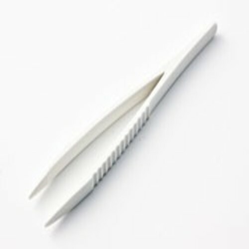 2PC ESD Antistatic Plastic tweezers for watch battery replacement