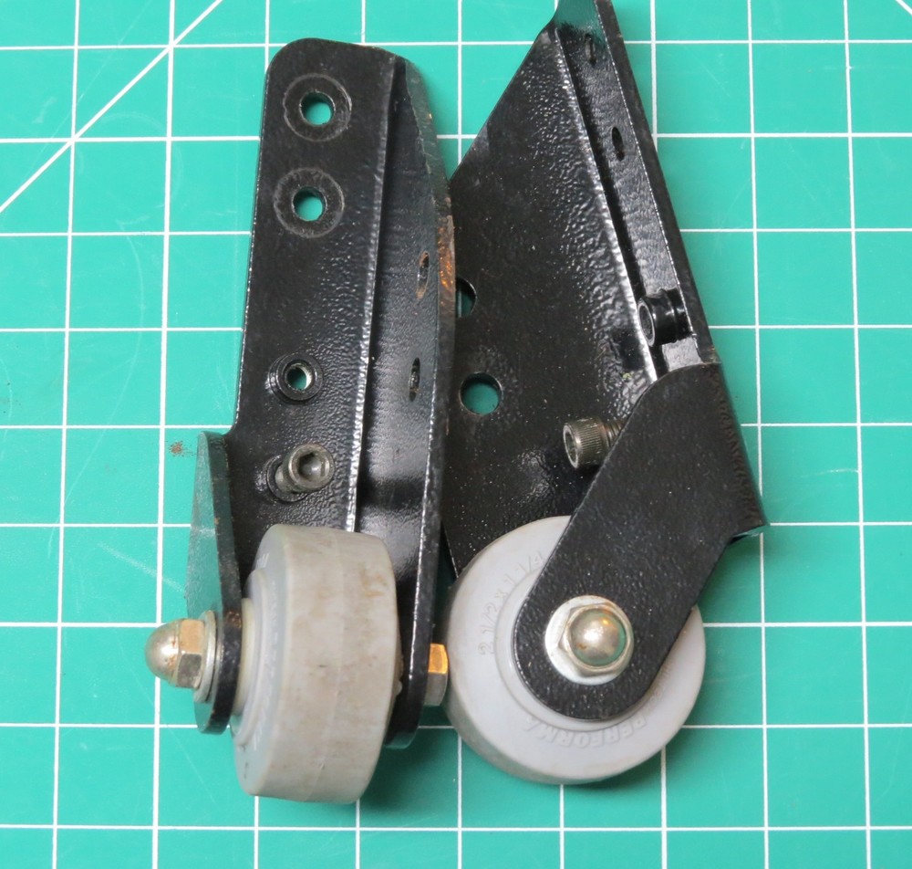 OEM Hoveround Teknique XHD Front Anti-tip Wheels w/Brackets