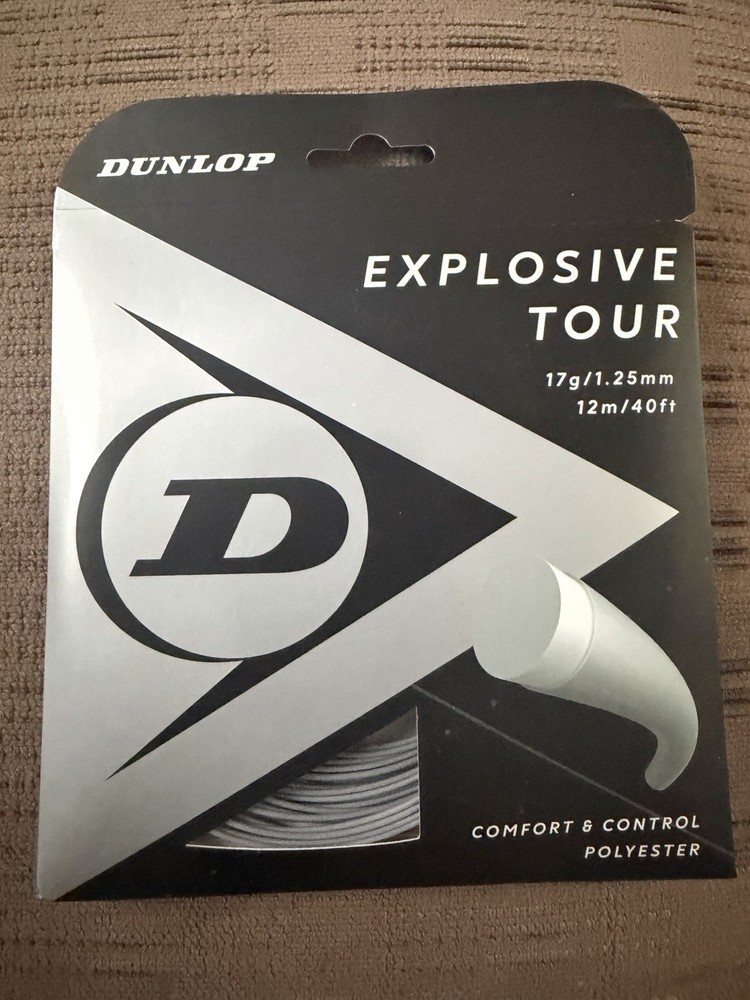 Dunlop Explosive Tour 17g Silver Tennis String Set