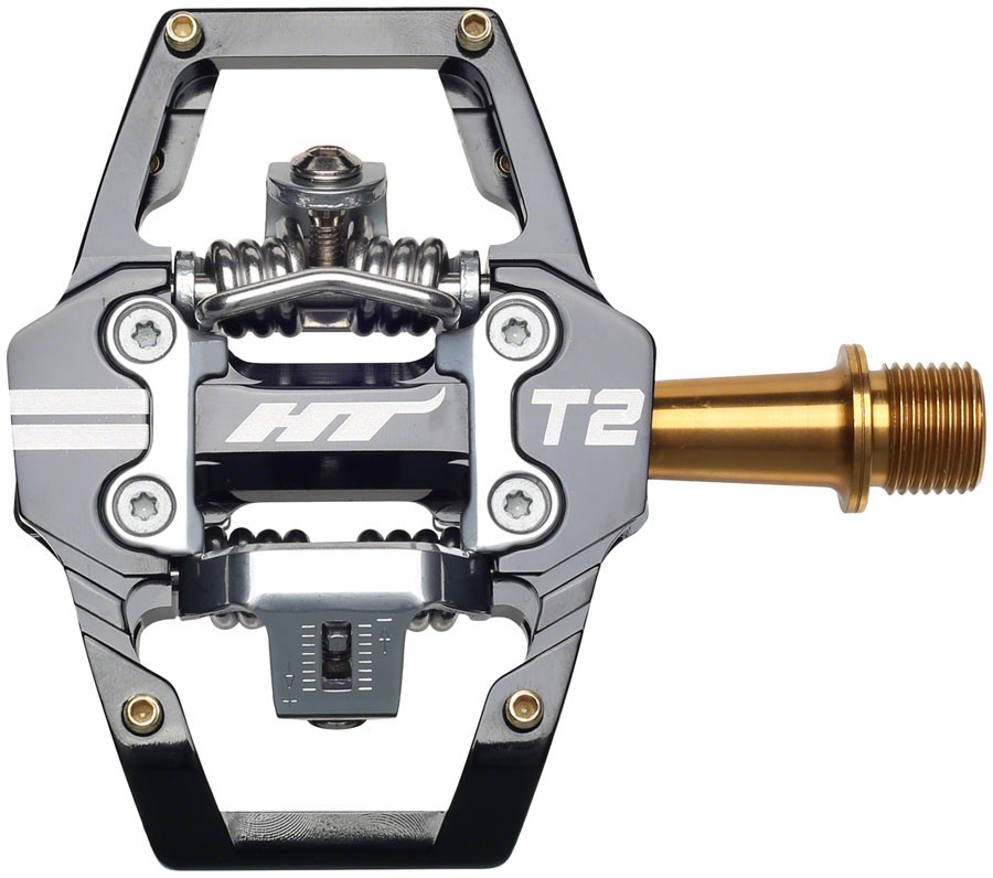 T2T Pedals - HT Components T2T Pedals - Dual Sided Clipless with Platform,
