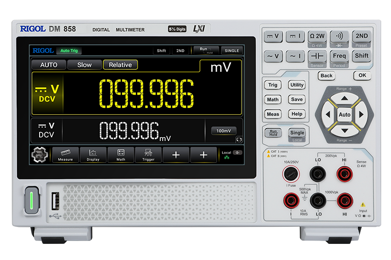 RIGOL TRMS Digital Desktop Multimeter 7-inch Touch Screen Type-C Co DM858/DM858E