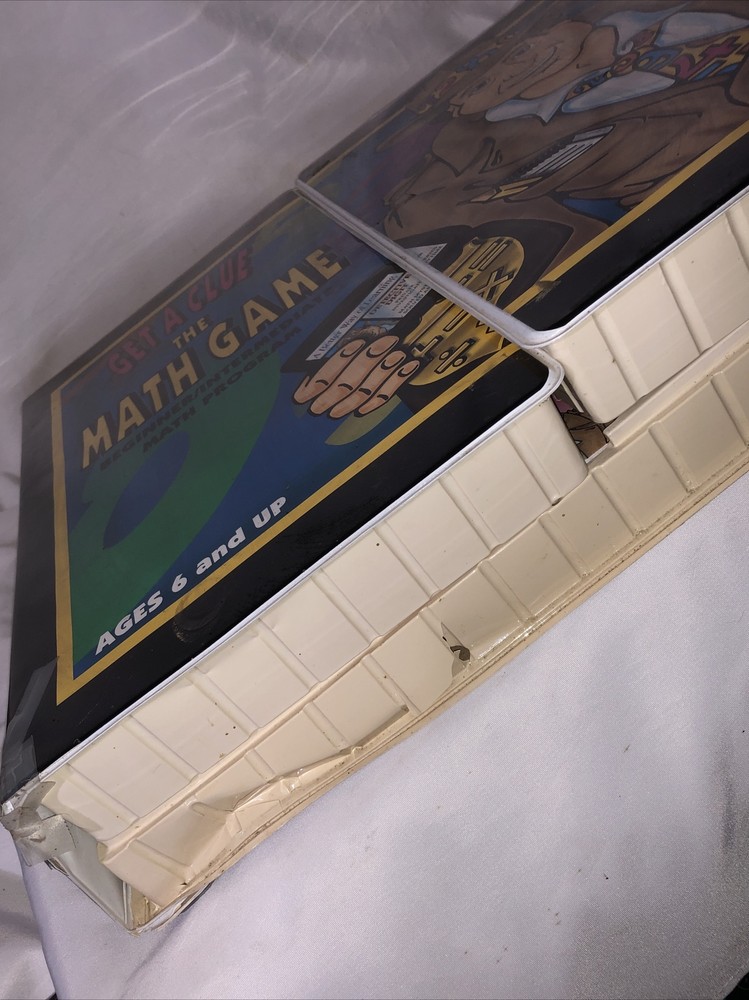 1995 Get A Clue The Math Game Beginner Intermediate Program VHS Home School/WH2