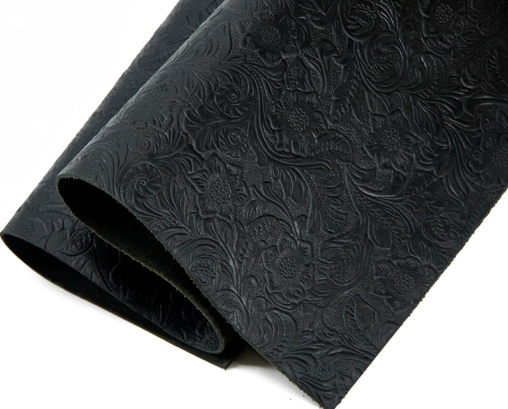 Bump Texture Tooling Leather Sheets Plain Geometric Pattern Printed Leather Shap