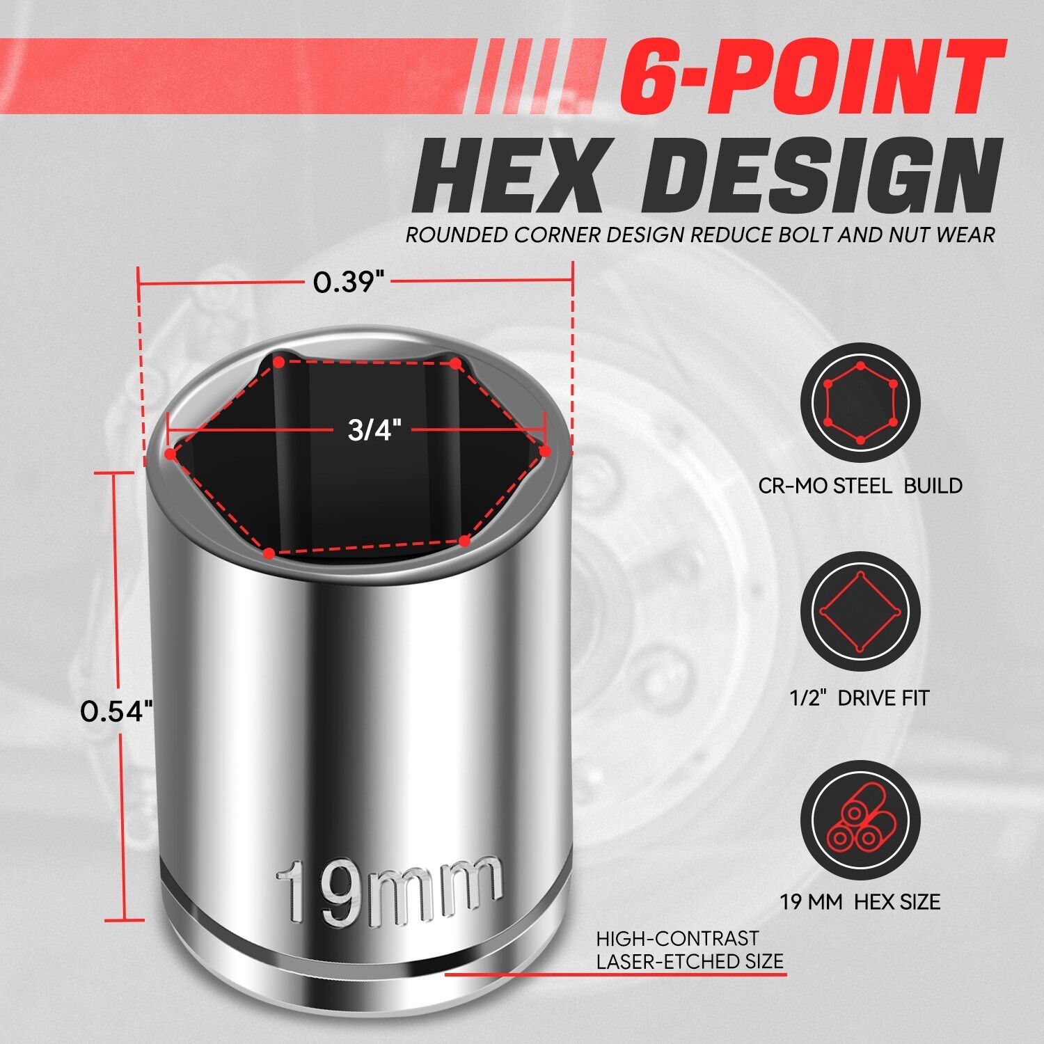 [5Pcs] Universal Front Wheel Hub & Rear Axle Auto Hub Bearing Puller Tool Set