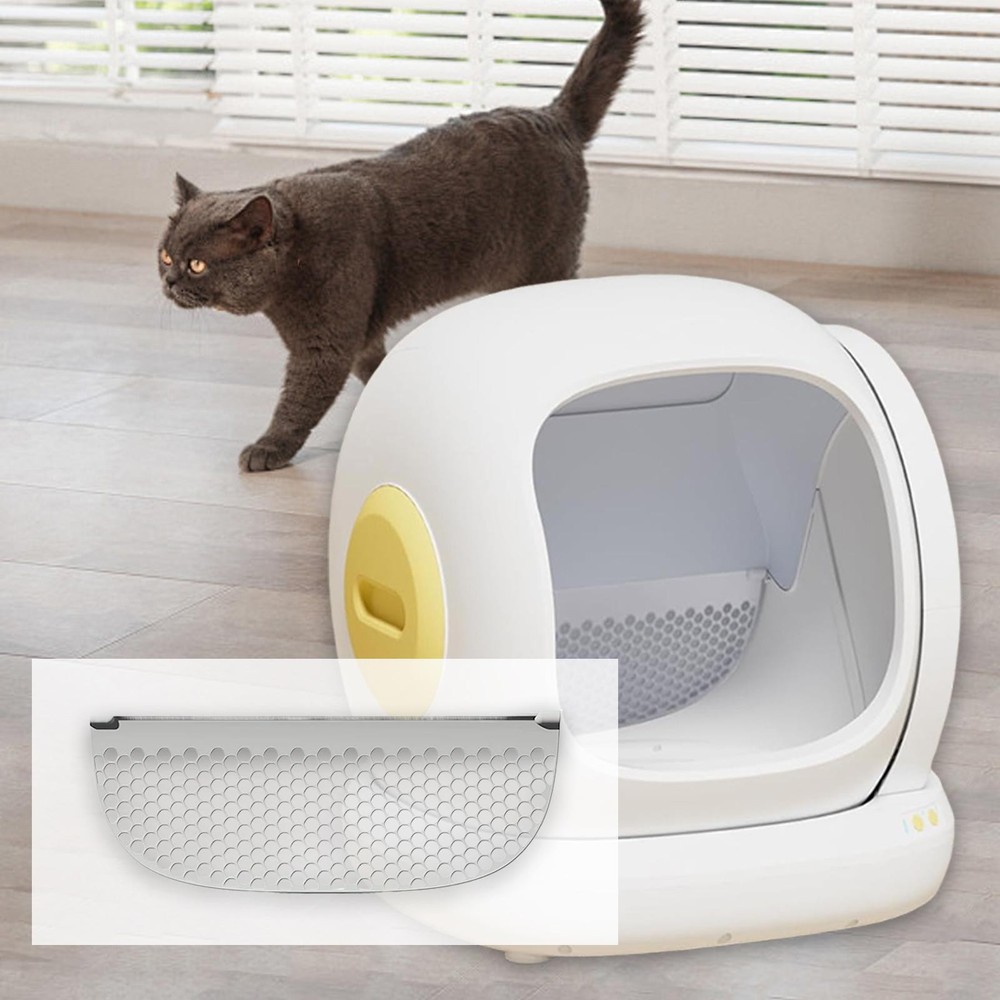 Self Cleaning Cat Litter Box Filter Replace Small Hole Easy to Clean Practical