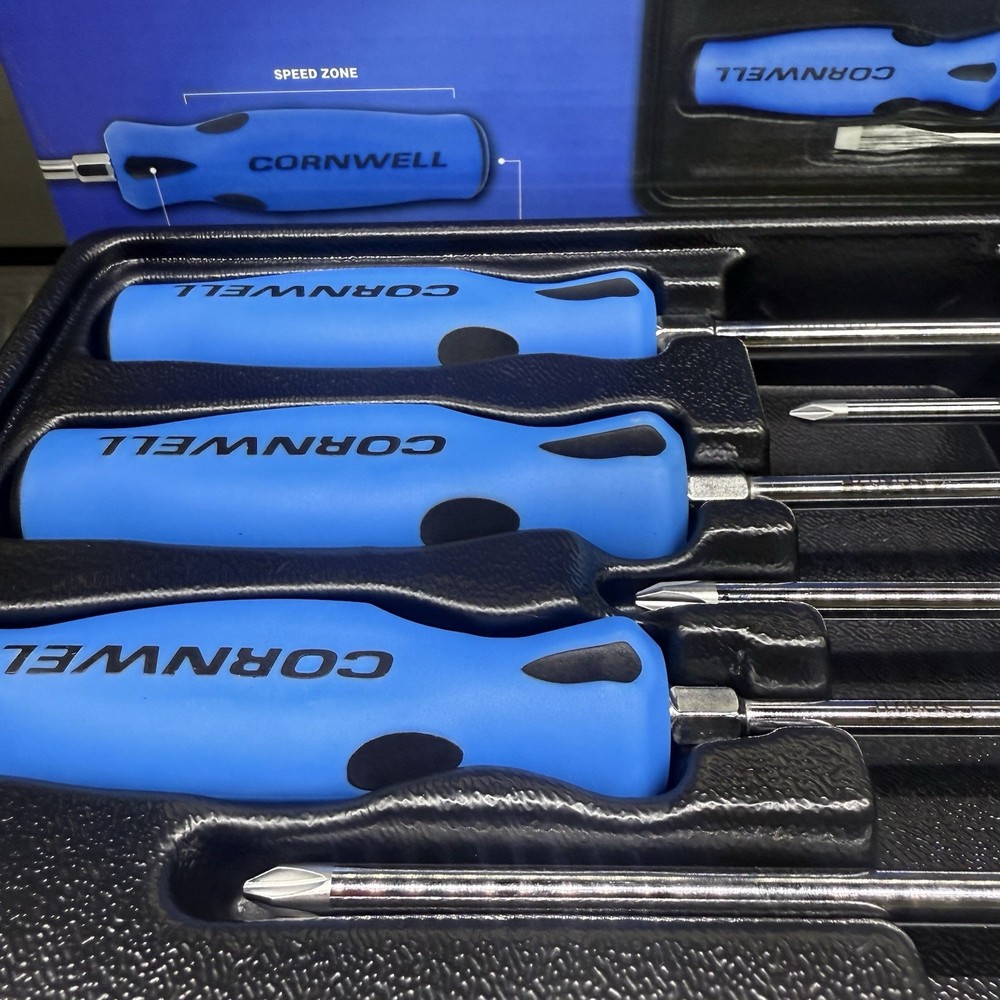 New Cornwell 6 Piece Screwdriver Set CSD86S