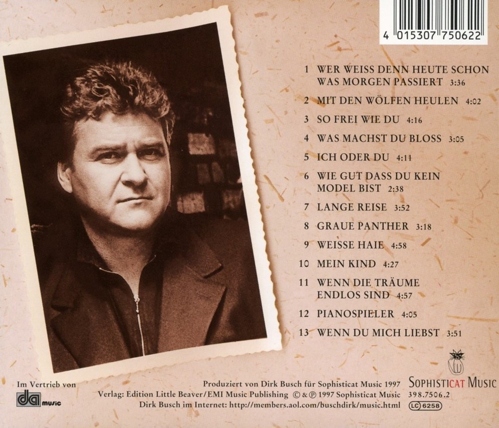 Dirk Busch Personlich (CD) (UK IMPORT)