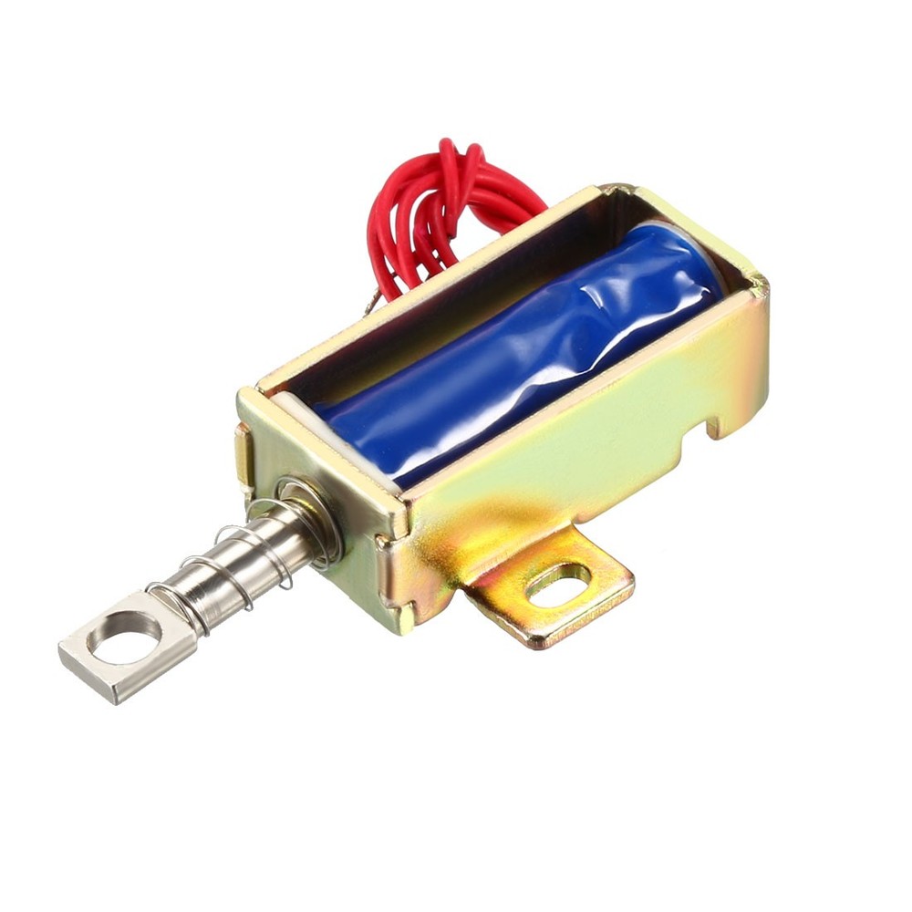 DC12V 2A 5mm Electromagnetic Solenoid Pull Type for Electric Lock