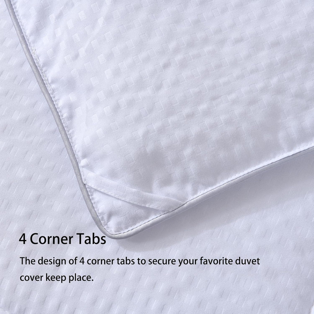 Comforter King Size - White Duvet Insert down Alternative Bed King Comforter, Li