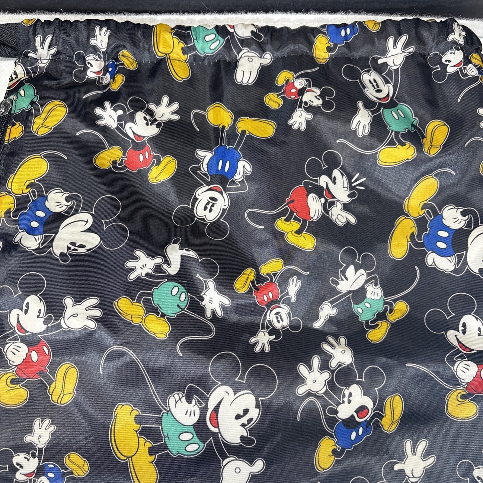 Walt Disneyland Disney Parks Mickey Mouse All Over Print Drawstring Backpack Bag