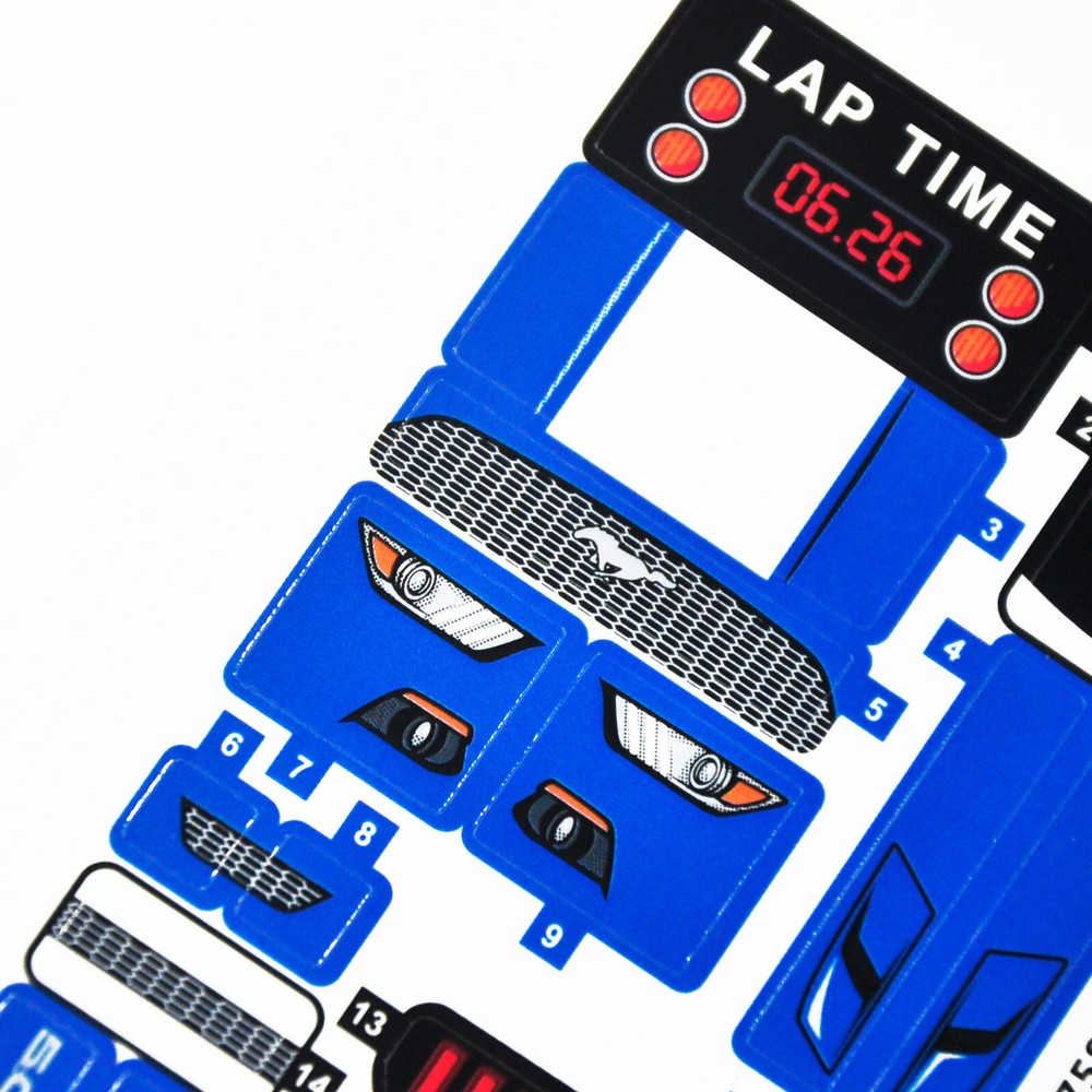 Replacement sticker for set 75871 Precut sticker