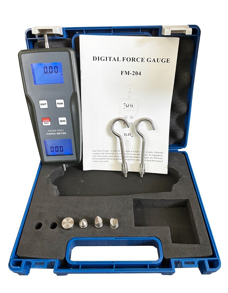 Digital Push Pull Force Gauges Force Meter With External Sensor ±100kgf ±980N