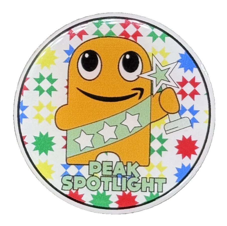 PEAK SPOTLIGHT AMAZON PECCY PIN