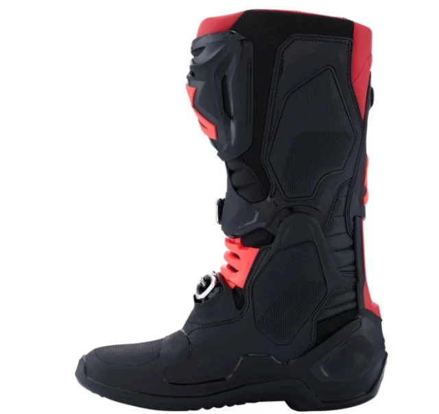 ALPINESTARS TECH 10 BOOTS - BLACK/RED - SIZE 10 - 3410-3362