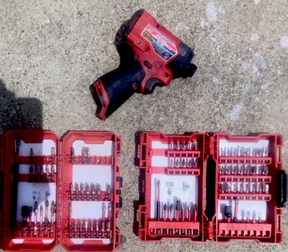 Milwaukee Impact Driver + Tool Bundle RIDGID Plumbing Hand Tools Set
