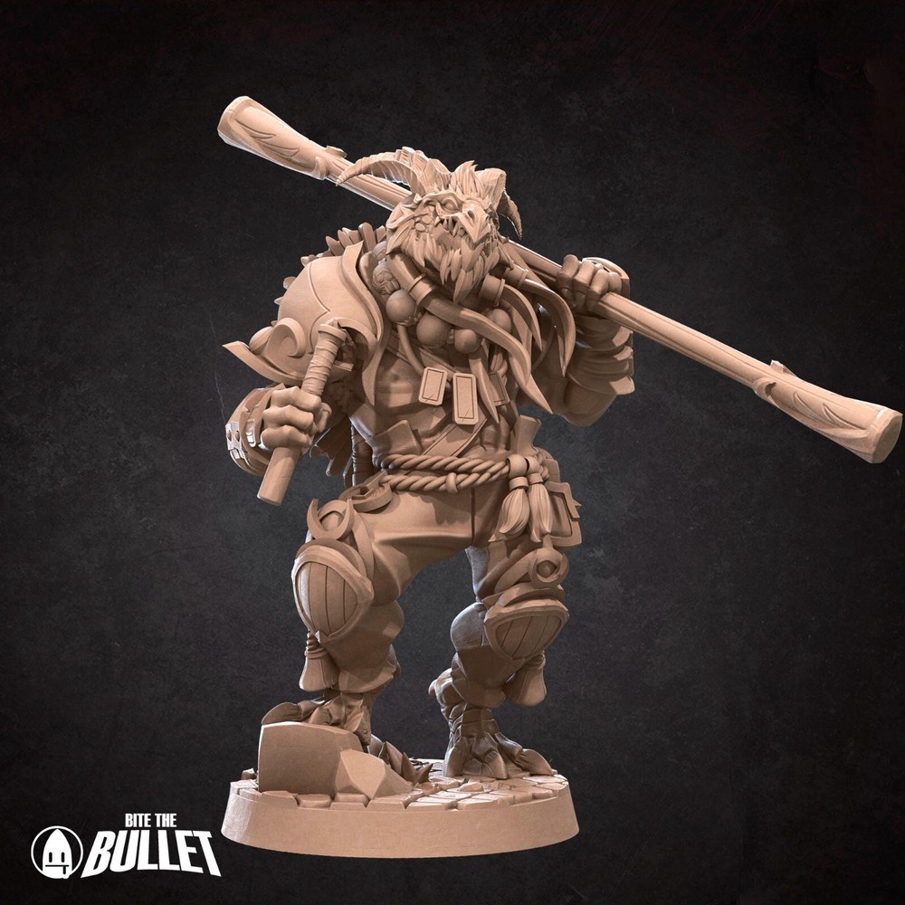 Dragonborn Monk Samurai - Bite the Bullet - Dungeons and Dragons