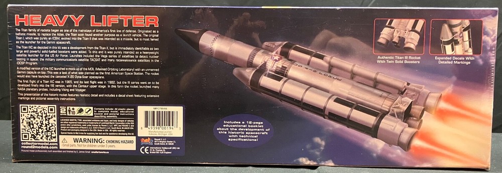 MPC Titan IIIC, new in shrinkwrap, flyable with modifications (not Estes)