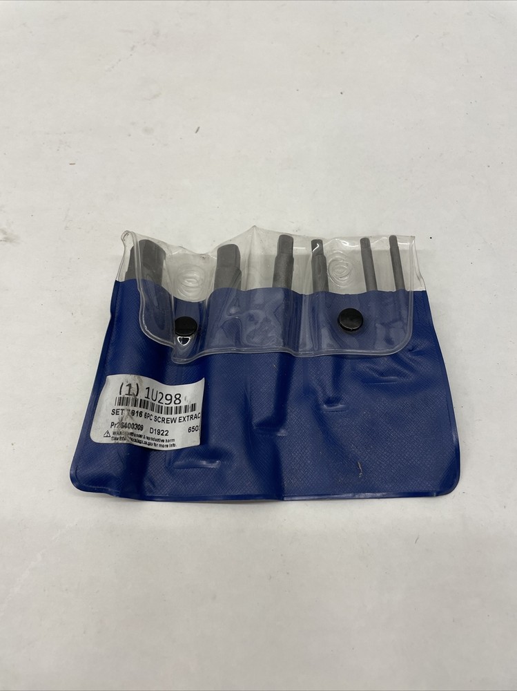 6-Piece Screw Extractor Set 1U298