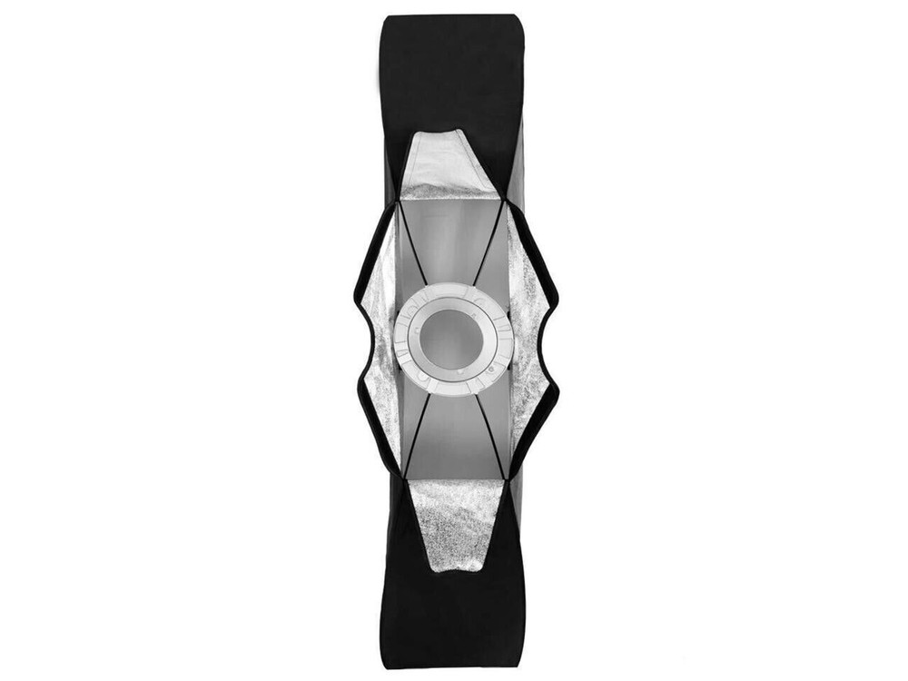 2x Godox 22x90cm Rectangle Bowens Mount Strip Softbox with Grid For Strobe Flash