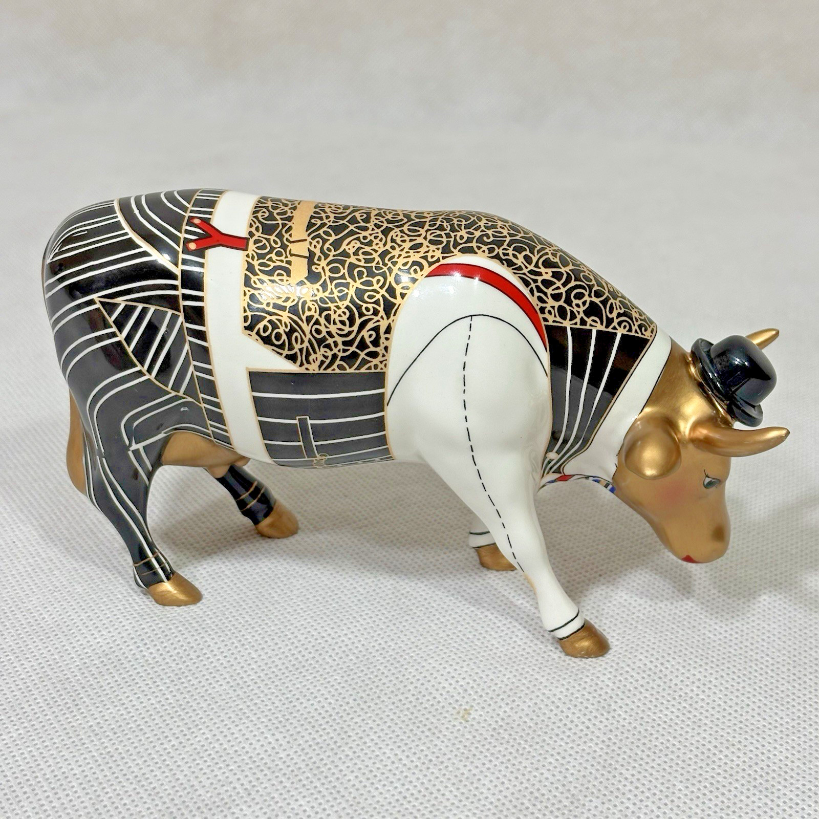 Cow Parade #6015 City Cow 2004 Westland Giftware Figurine with Box & Tag